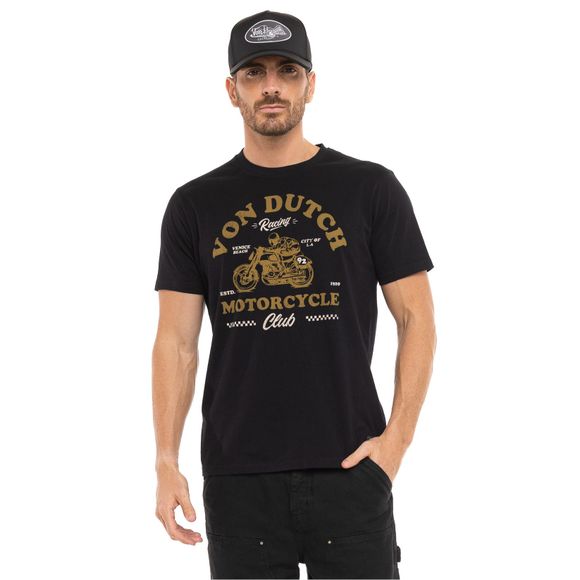 Von Dutch CITY Short Sleeve T-Shirt - BlackRef: VDH0498