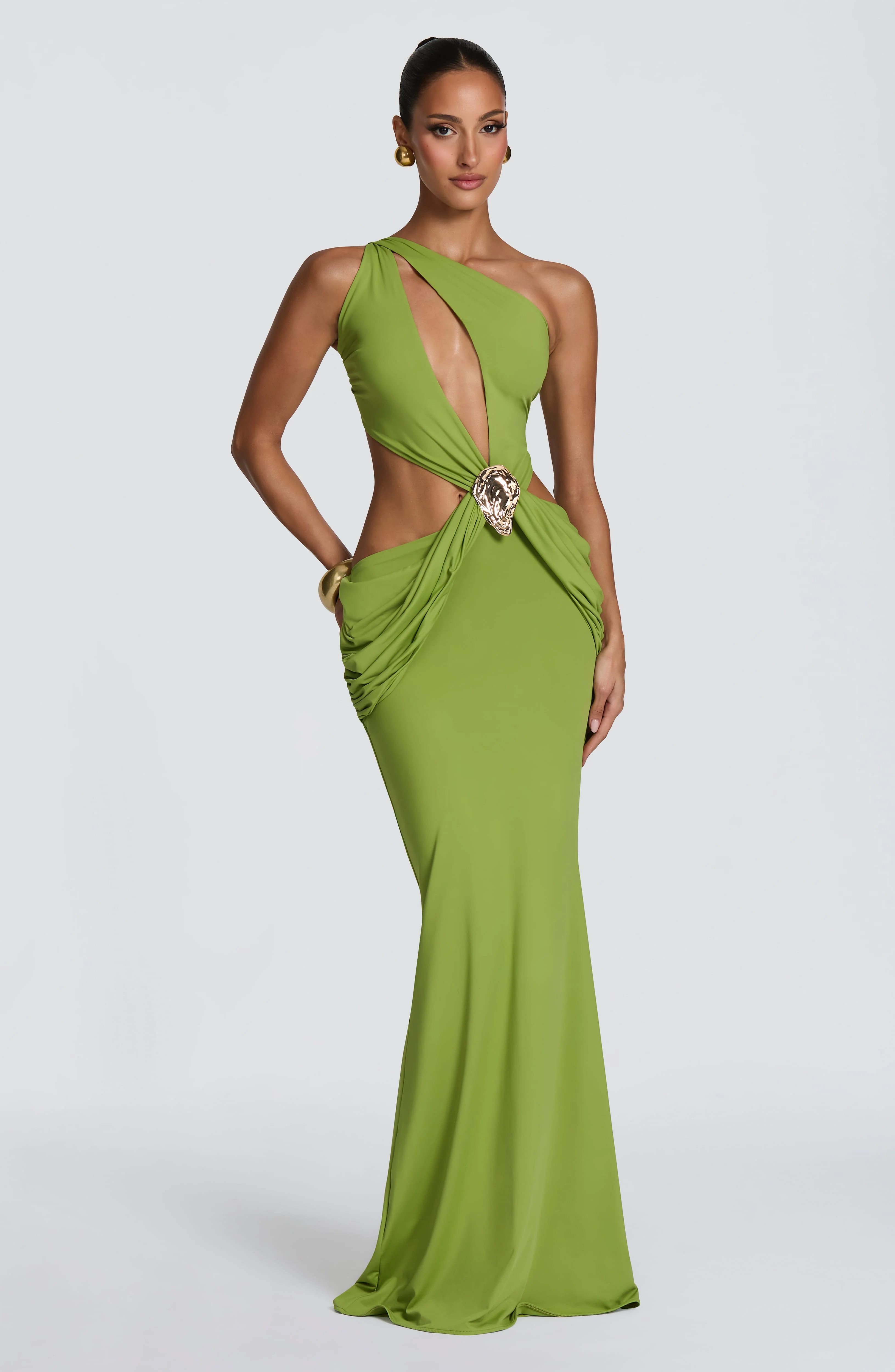 Onyx Maxi Dress - Olive