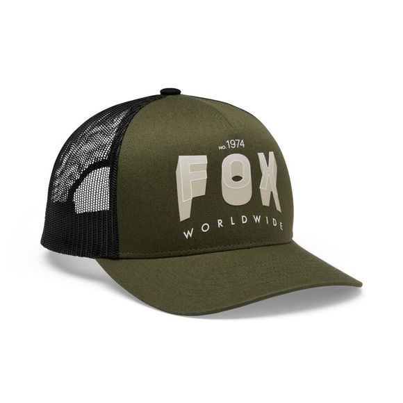 Fox Block Mesh Trucker Hat Cap - BrownRef: FX6392