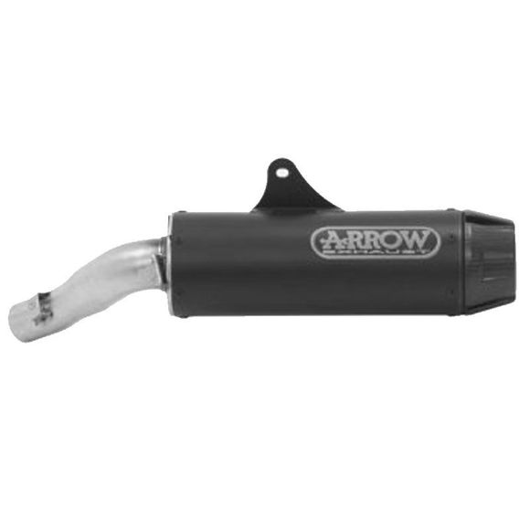 Silencieux Arrow Rebel Dark embout carbonRef : 74504RB