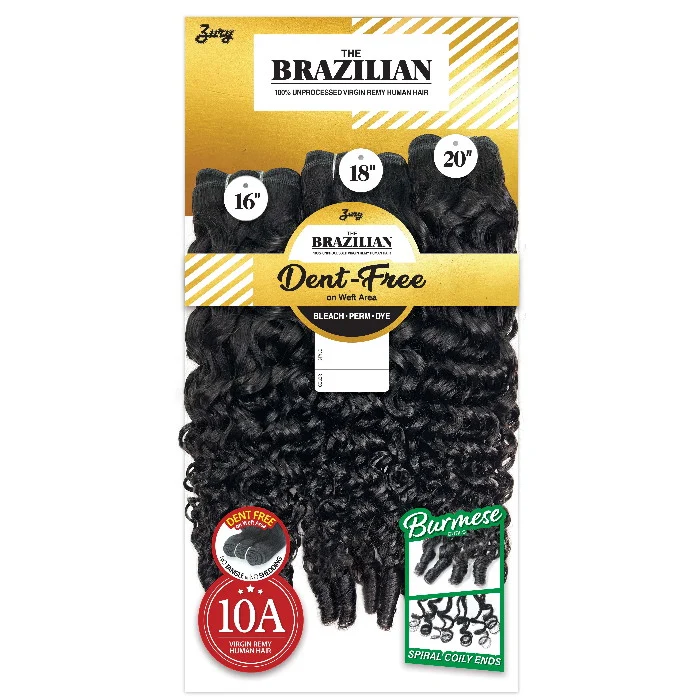 Royal Imex Zury The Brazilian 100% Unprocessed Virgin Remy Human Hair Weave - THE BRAZILIAN MULTI BURMESE 16/18/20
