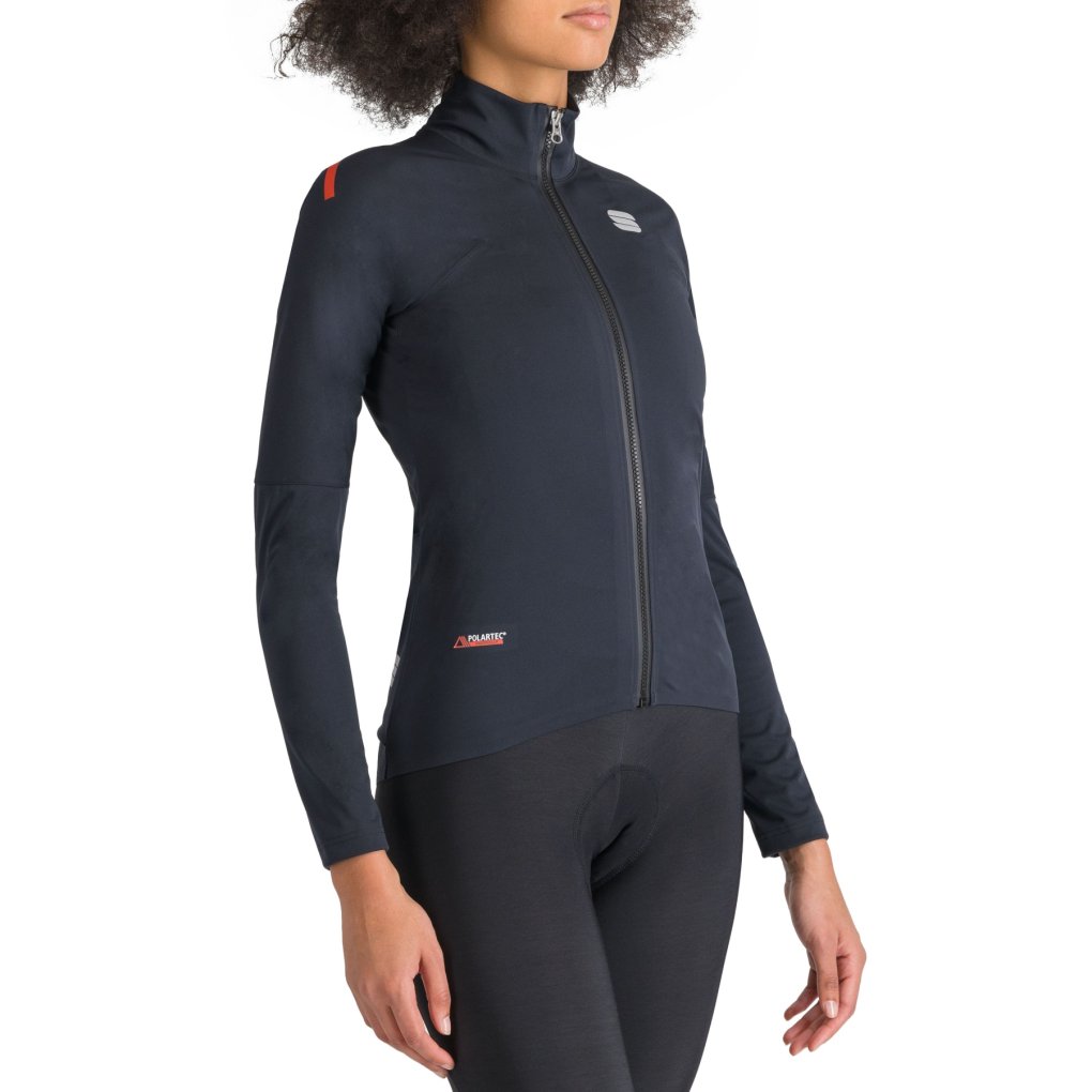 Sportful Fiandre Pro 2 Jacket Long Sleeves Women - 002 Black