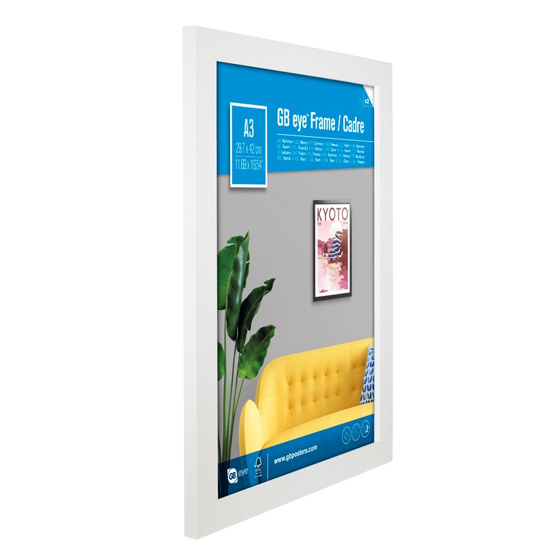 MDF White Frame A3 (29,7 x 42 cm)