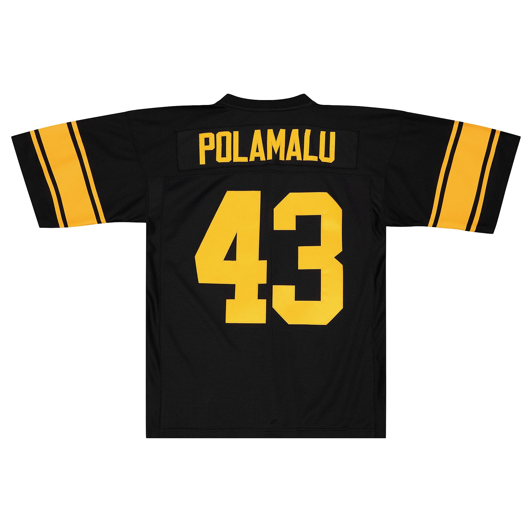 Troy Polamalu #43 Pittsburgh Steelers 2008 Legacy NFL Jersey Alternate Black