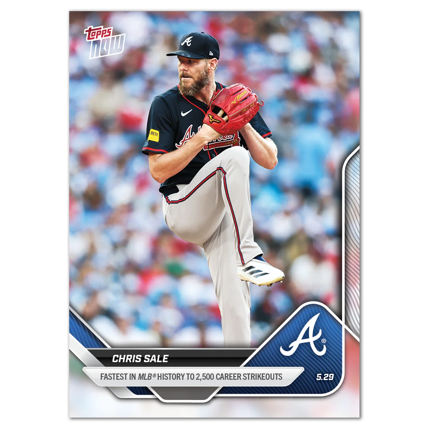 Chris Sale - 2025 MLB Topps NOW® - Card 233 - LOOK FOR AUTOS