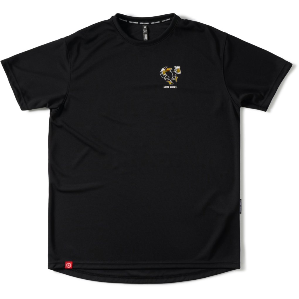 Loose Riders Grip It! Short Sleeve Jersey Men - Drinky Crow Black