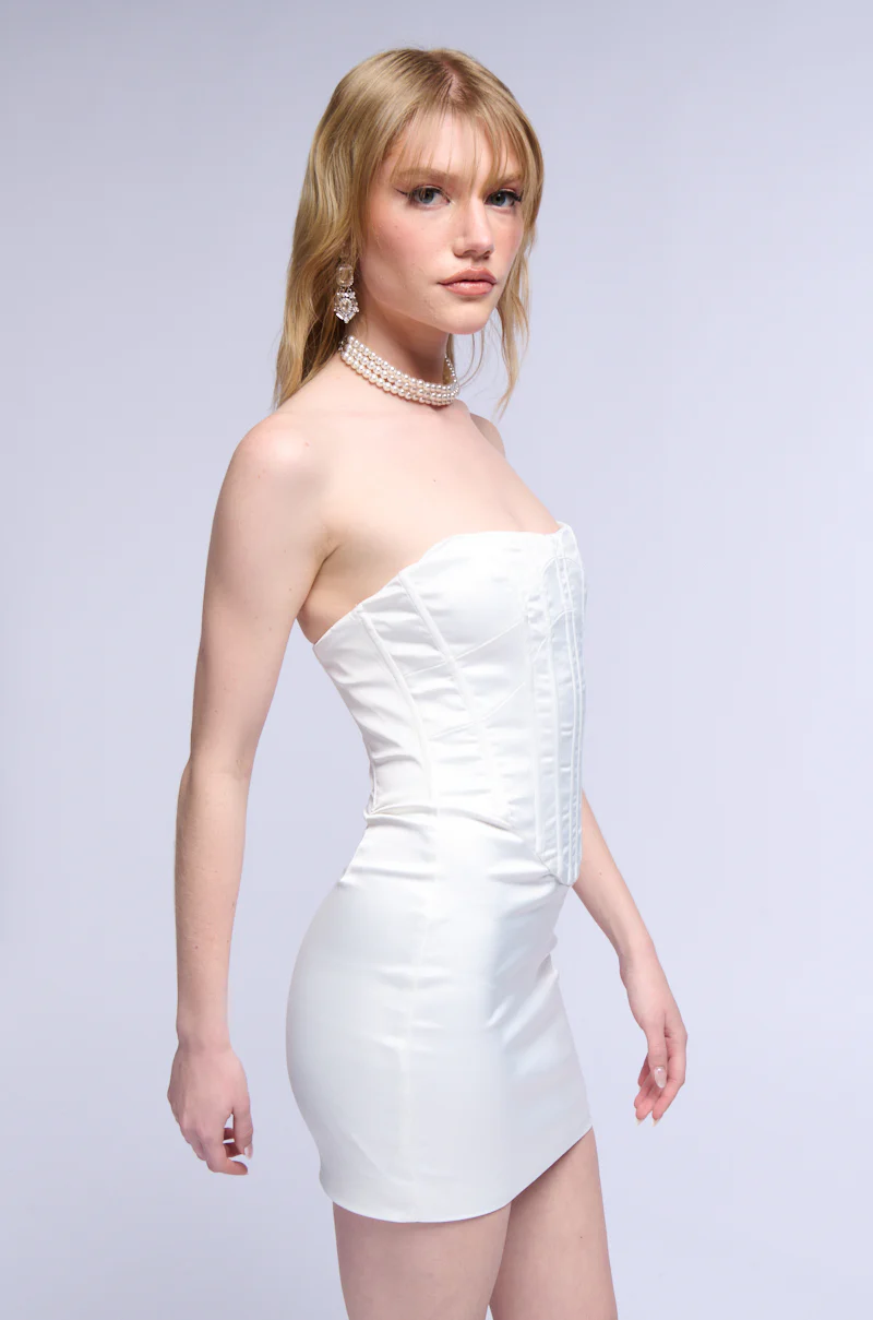 Actin Brand New Satin Mini Dress