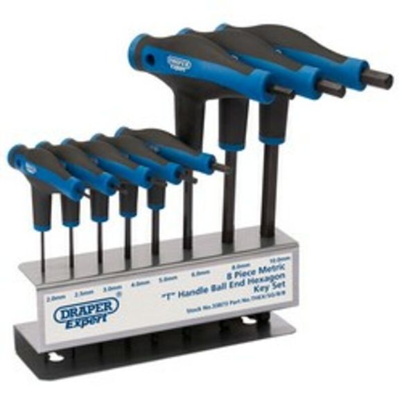 T Draper key of 8 s males 6 sides fitted universalRef: Dp00030A / 1051201