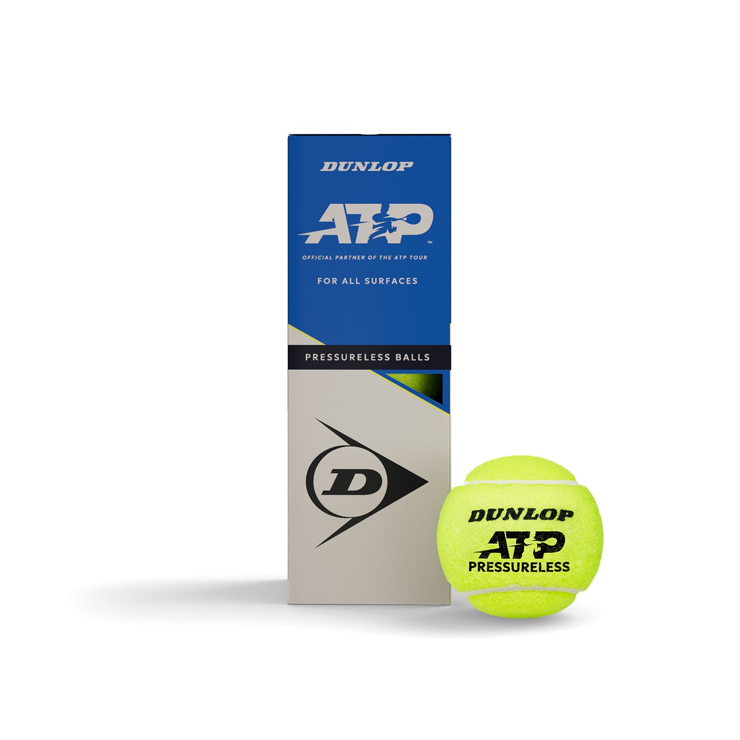 CAN OF BALLS DUNLOP ATP PRESSURELESS 3BOX 601631