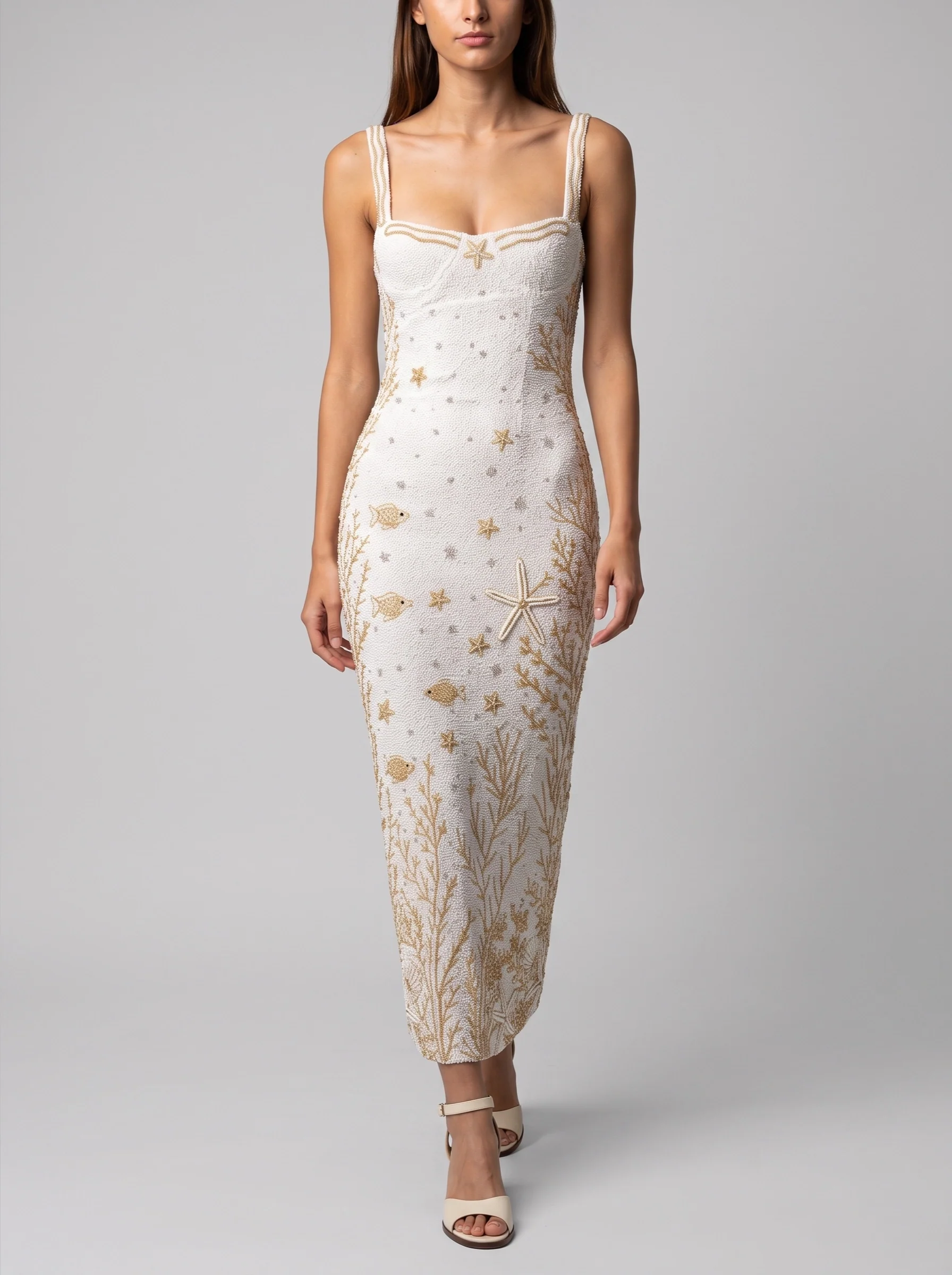 White Coastal Maxi Dress