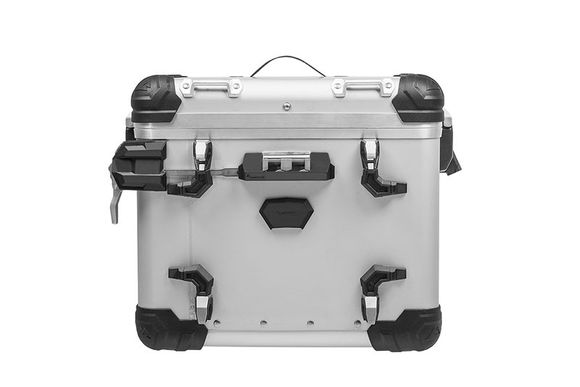 Touratech suitcase Complete kit ZEGA Evo 38/45 - Gray support included - Gray anodizedRef: Trt01094A / 01-402-6836-0