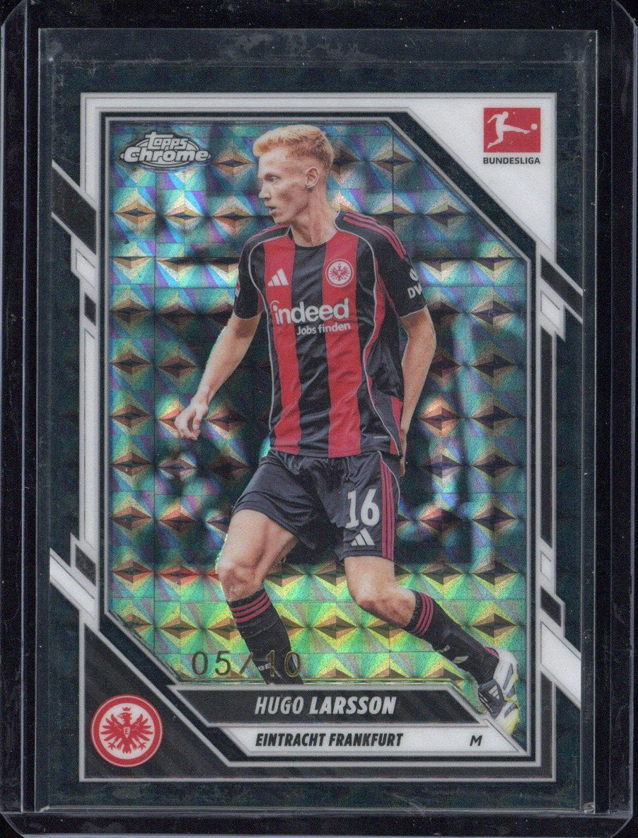 2025-26 Topps Chrome Hugo Larsson Geometric /10 #25