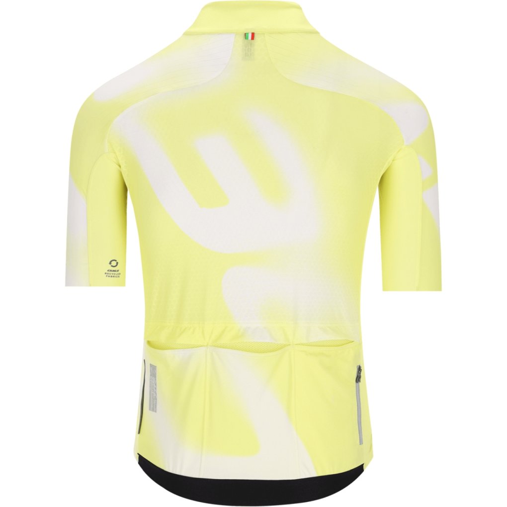 Q36.5 Gregarius Pro Big Logo Short Sleeve Jersey Men - fluo yellow