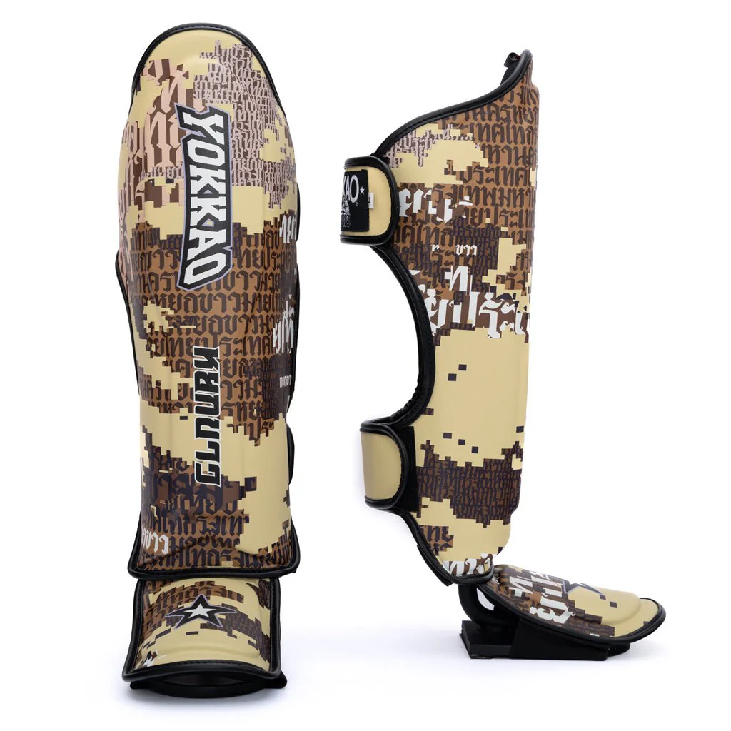 Thai Camo Shin Guards