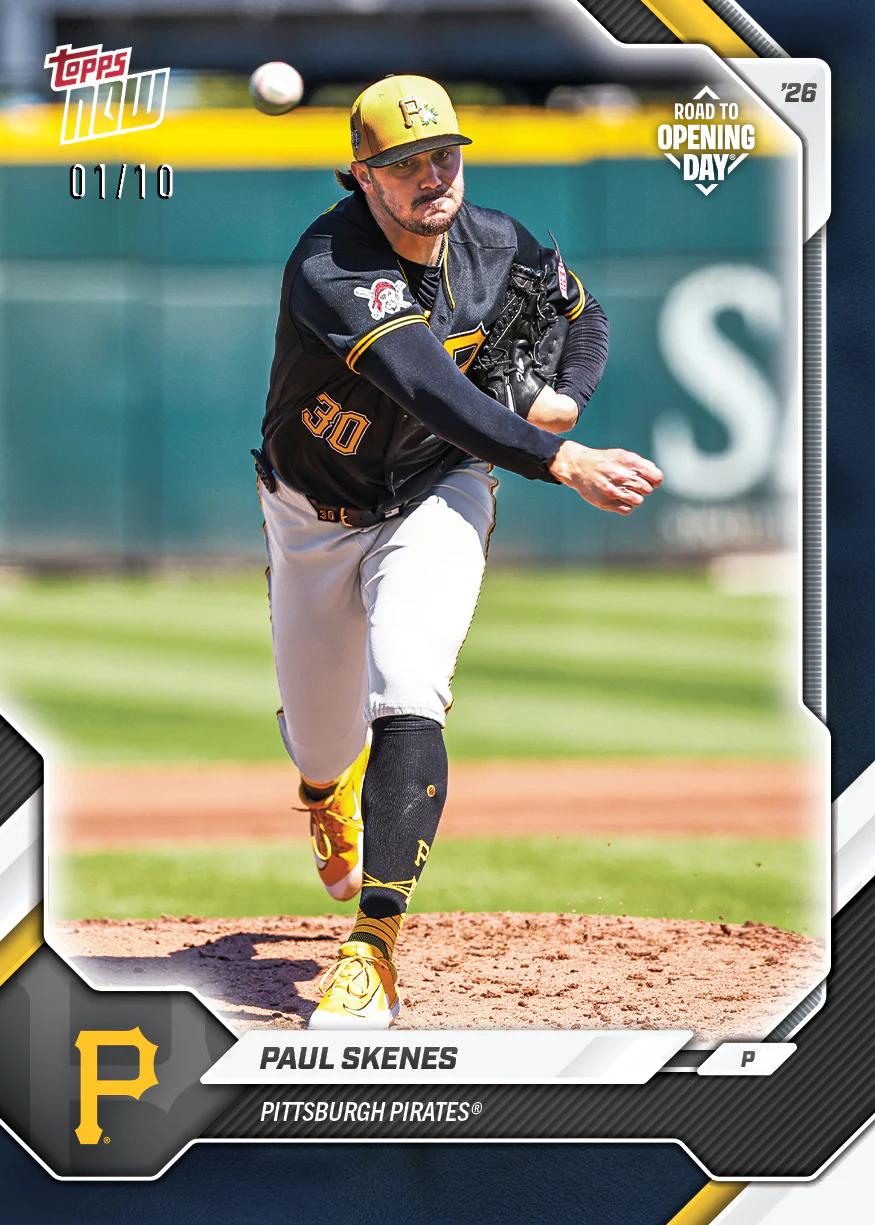 2026 Pittsburgh Pirates MLB Topps NOW® Road To Opening Day 11-Card Team Set - PR: 1103