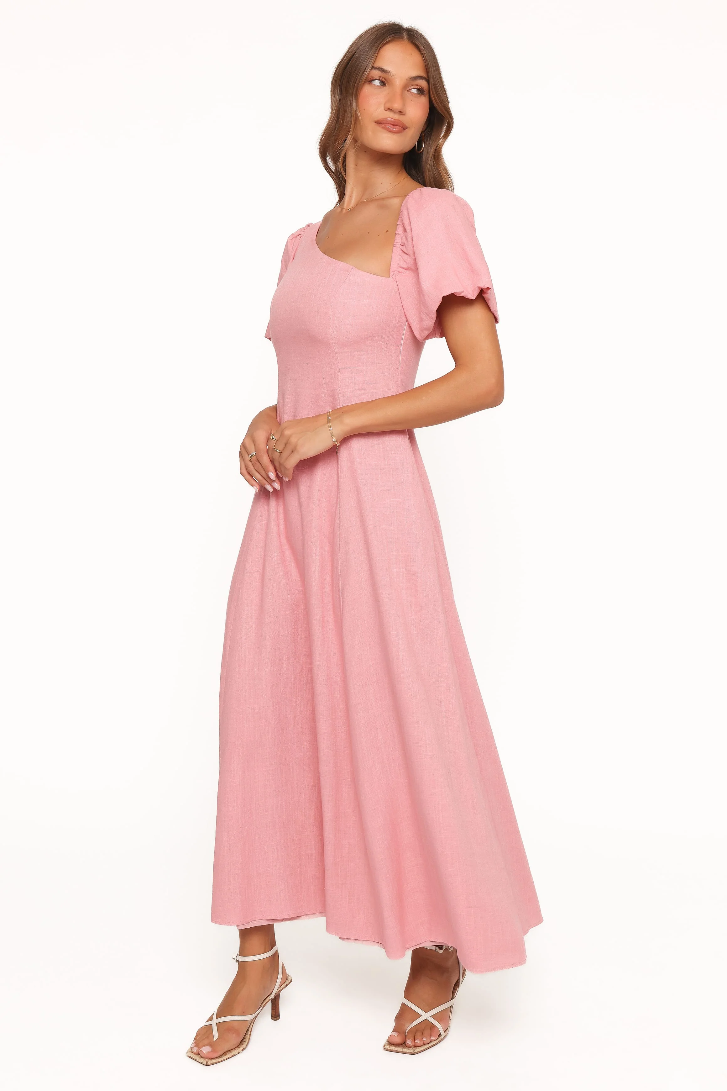 Franca Midi Dress - Pink