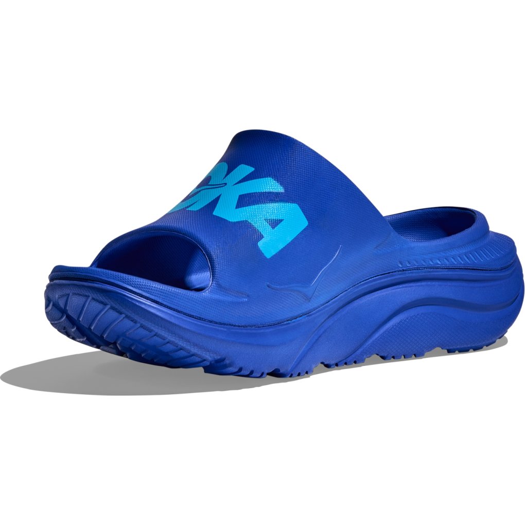 Hoka Ora Athletic Slide Shoes Unisex - ultramarine / skyward blue