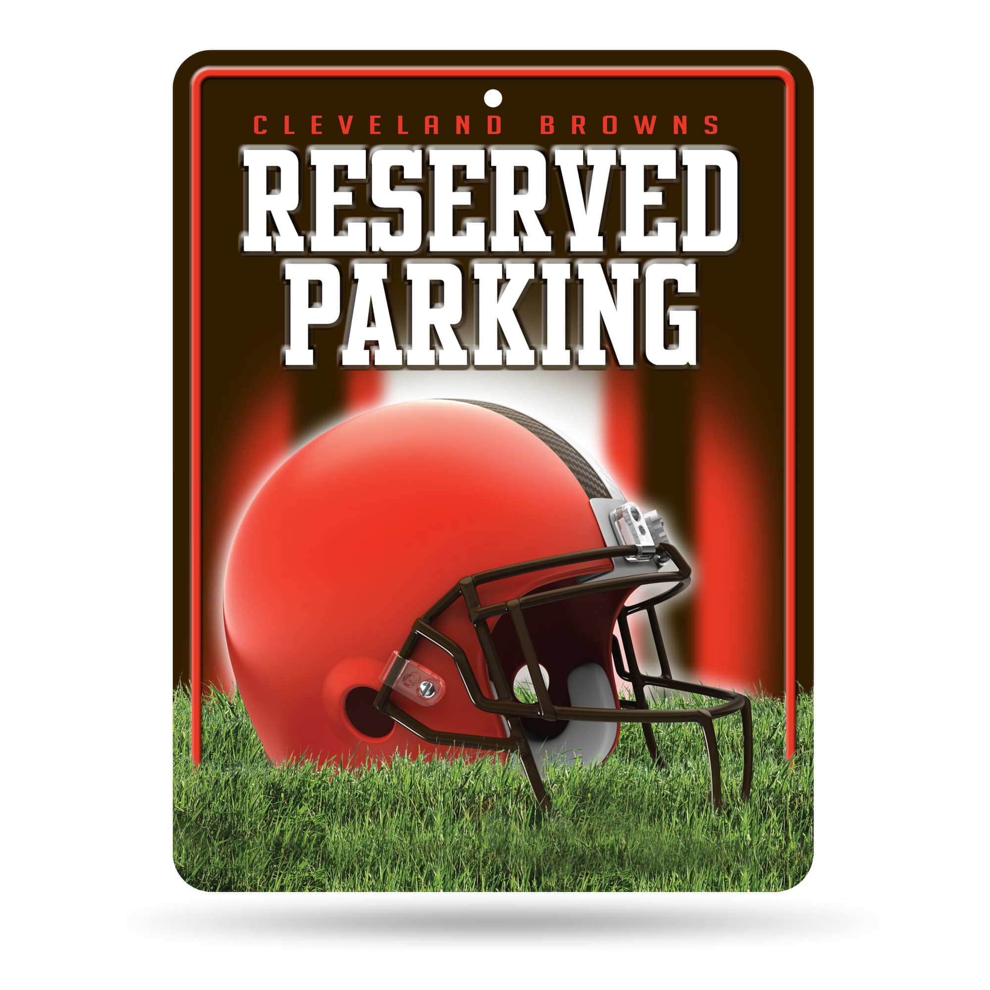 Cleveland Browns Reserved Parking NFL Metal Sign