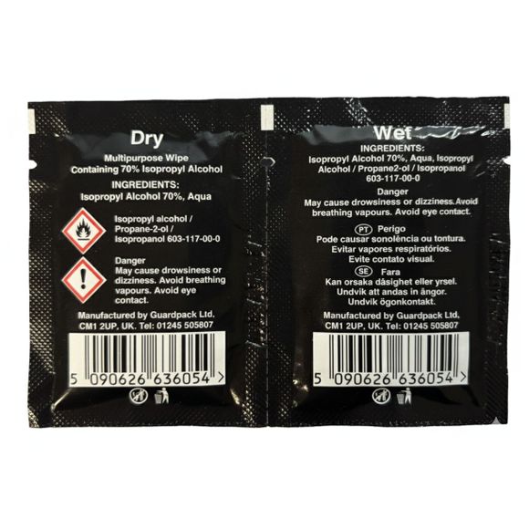 Armor Vision Wipes preparation for hydrophobic filmRef : AMV0005 / AVAW01
