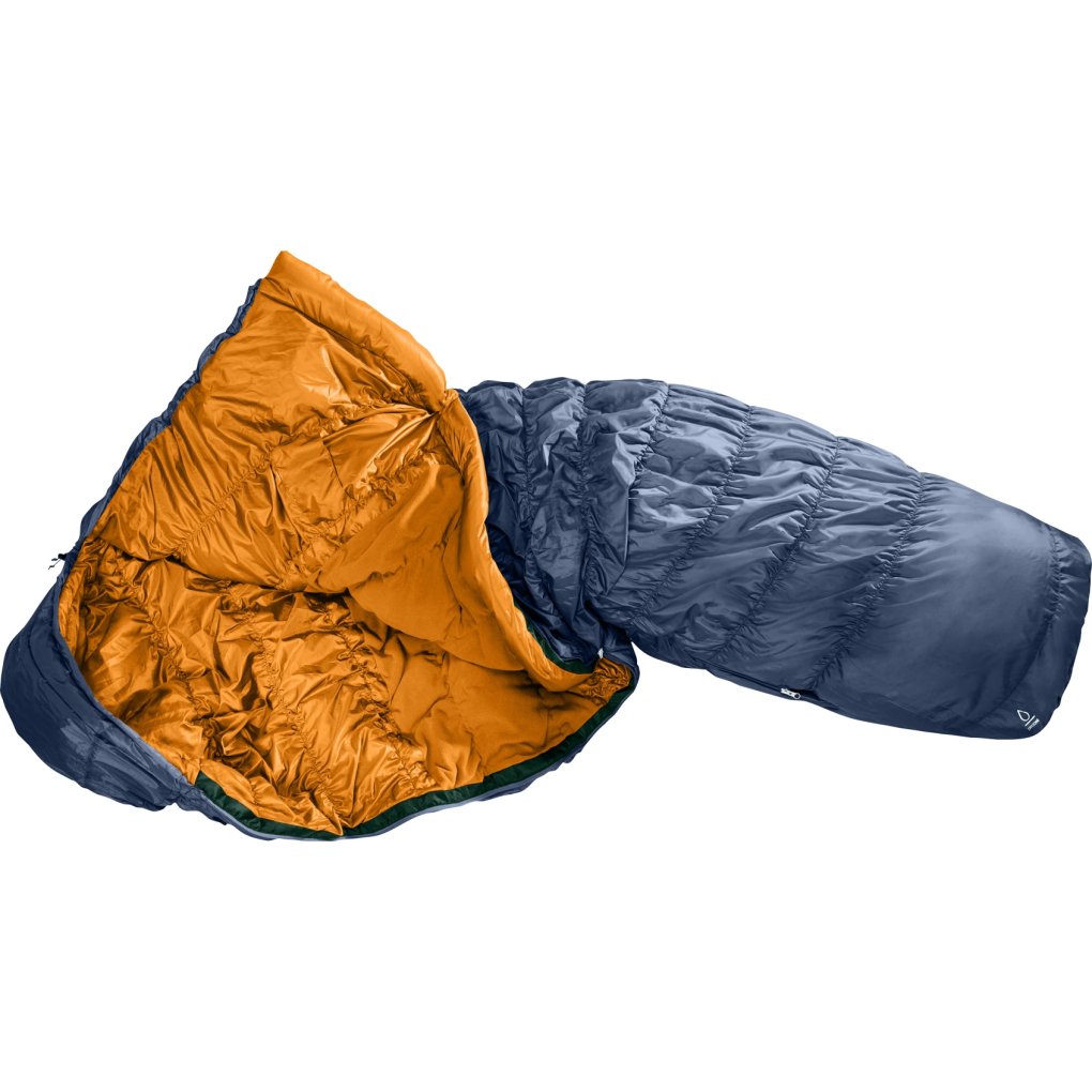 Deuter Exosphere SL +4C/39F Women's Sleeping Bag - zip left - ink-maple