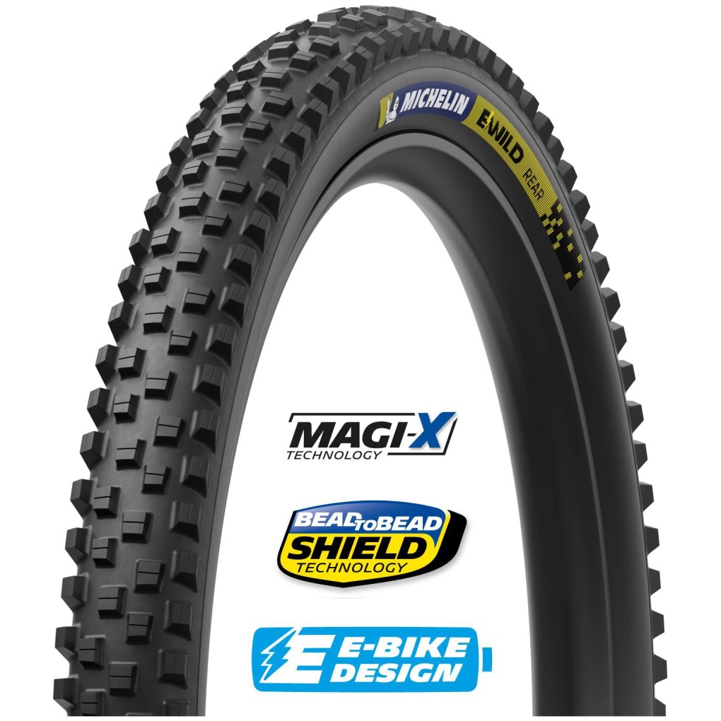 Michelin E-Wild Folding Tire - Rear | Racing Line | TLR | E-25 - 27.5x2.60