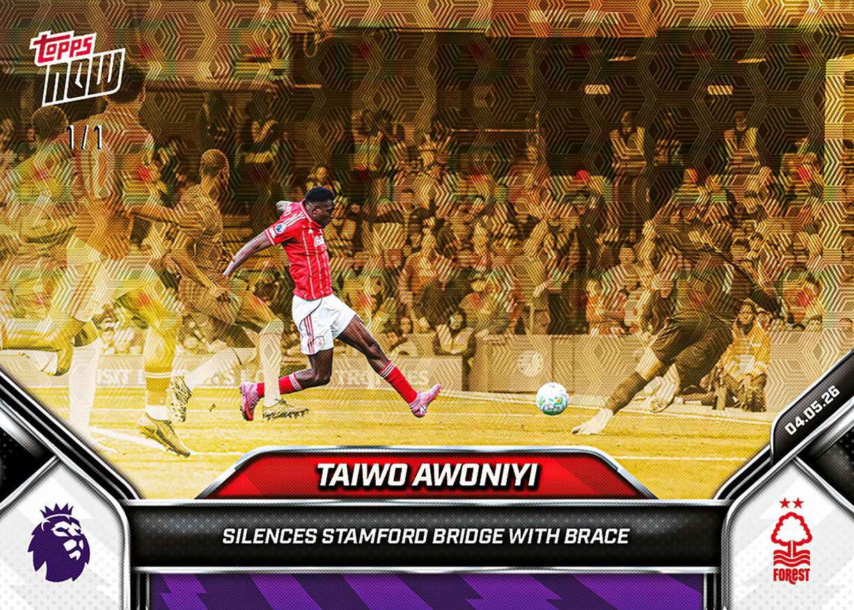 Taiwo Awoniyi - 2025-26 Premier League Topps NOW® - Card 188