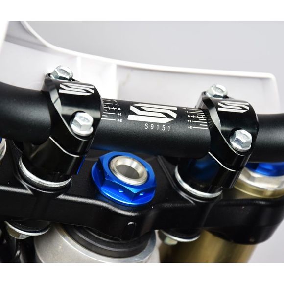 Scar Handlebar Risers Ø28.6 - KXF Height 30mm Universal - BlackRef: Scr0313 / P63