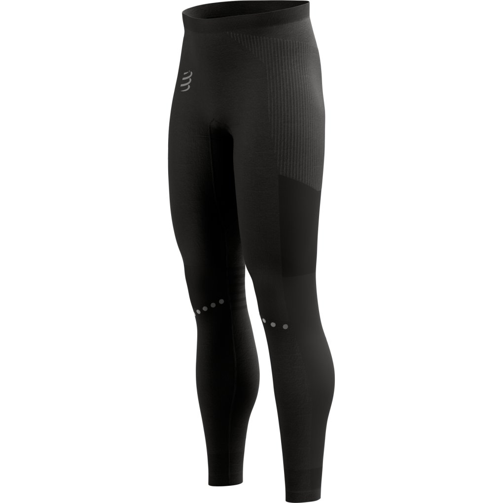 Compressport Winter Running Leggings Men - black
