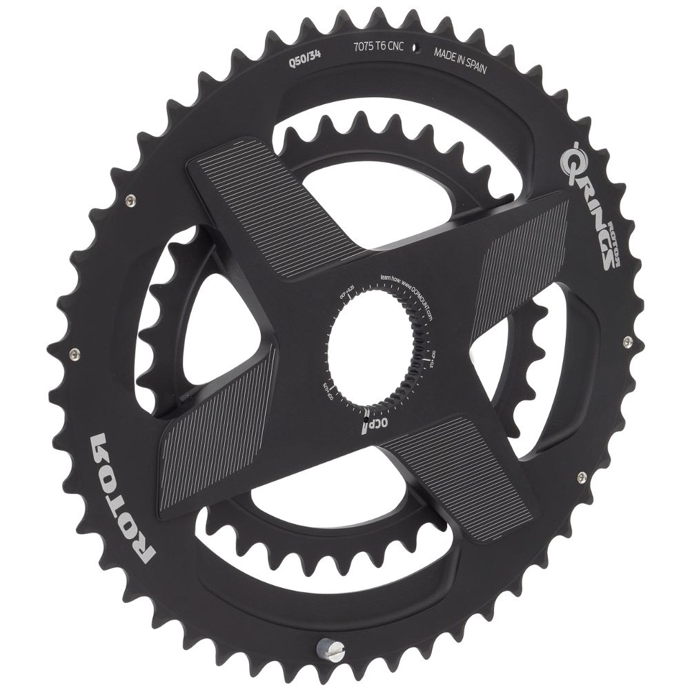 Rotor Q-Rings Direct Mount Road Double Chainring - oval - OCPmount