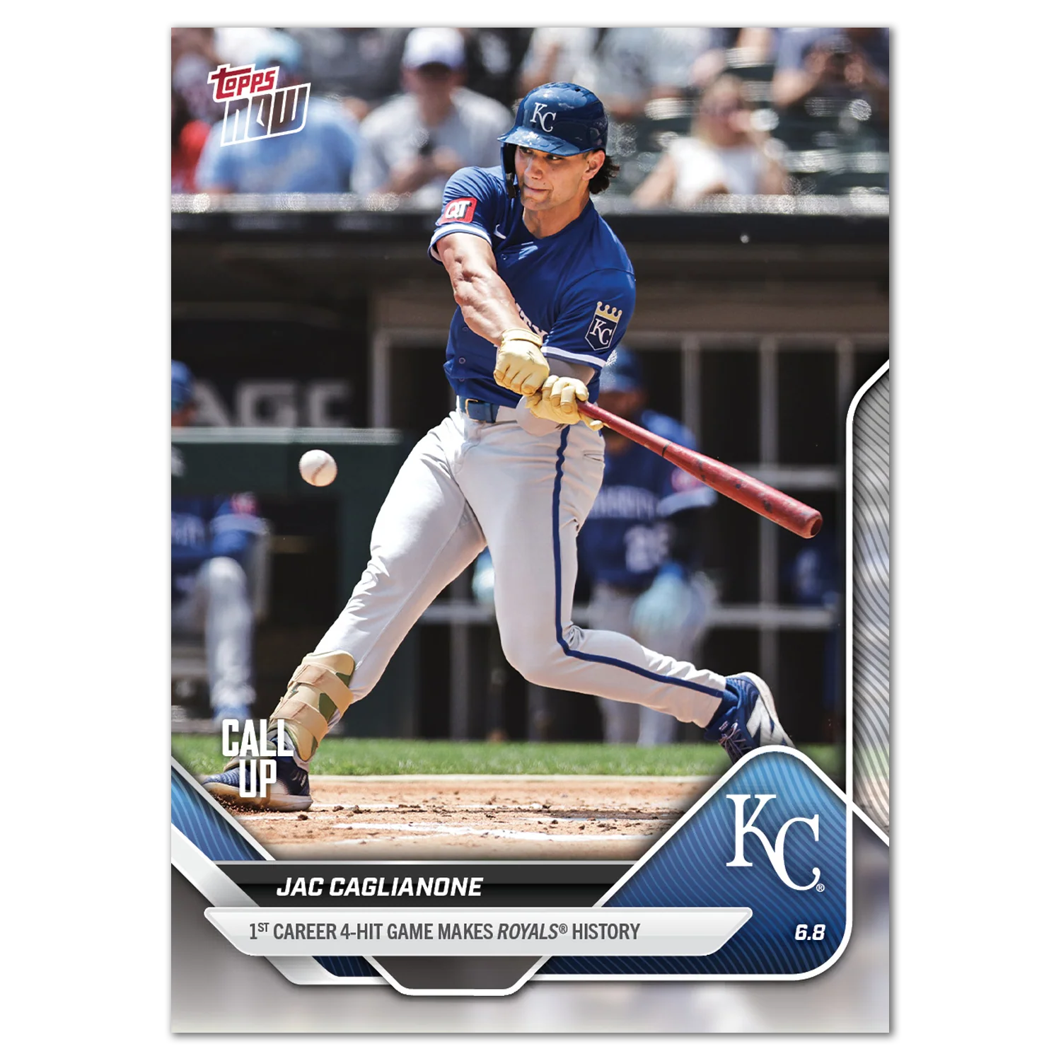 Jac Caglianone - 2025 MLB Topps NOW® - Card 275