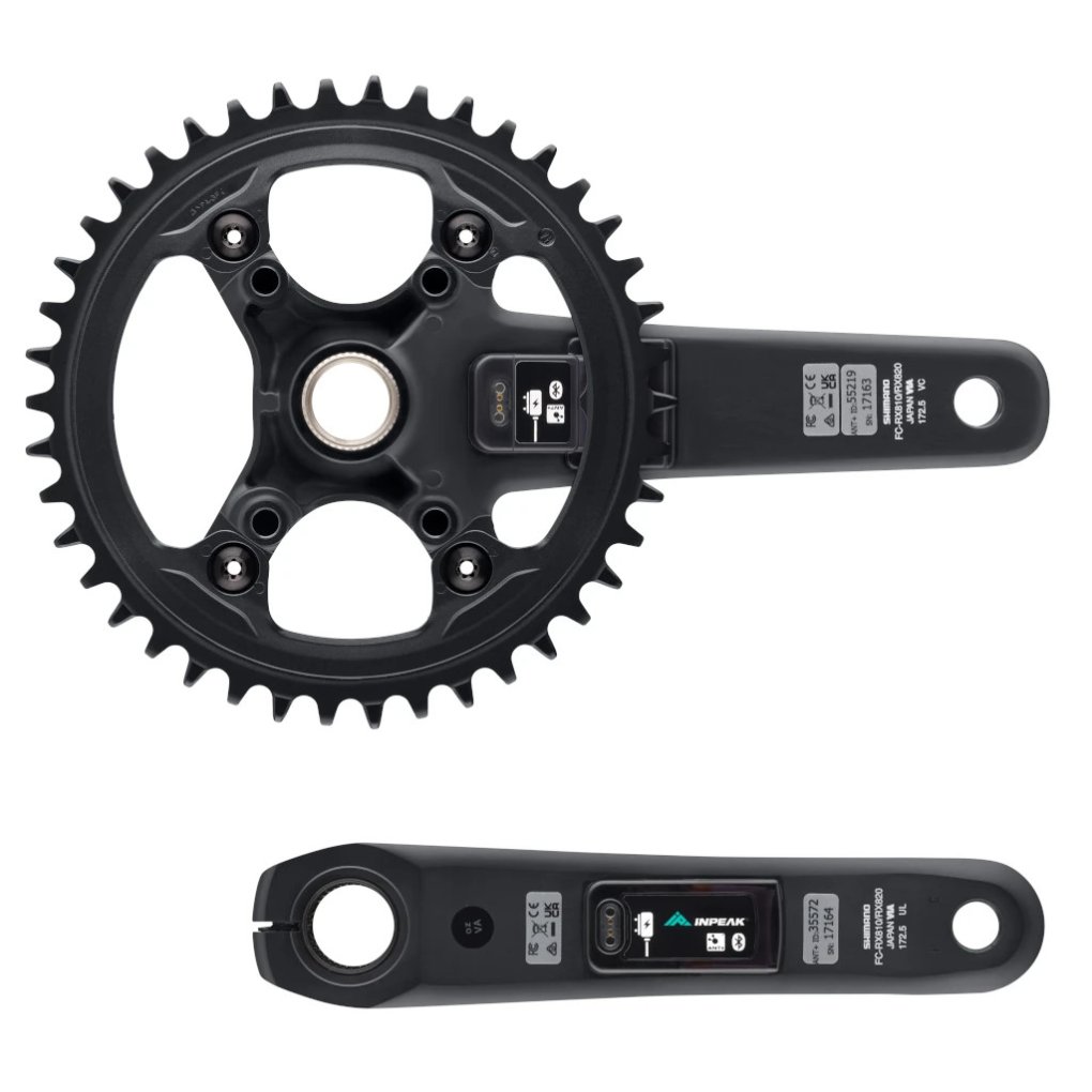 INPEAK Powercrank-E TWiN2 Powermeter Crankset - Shimano GRX FC-RX820 - 40
