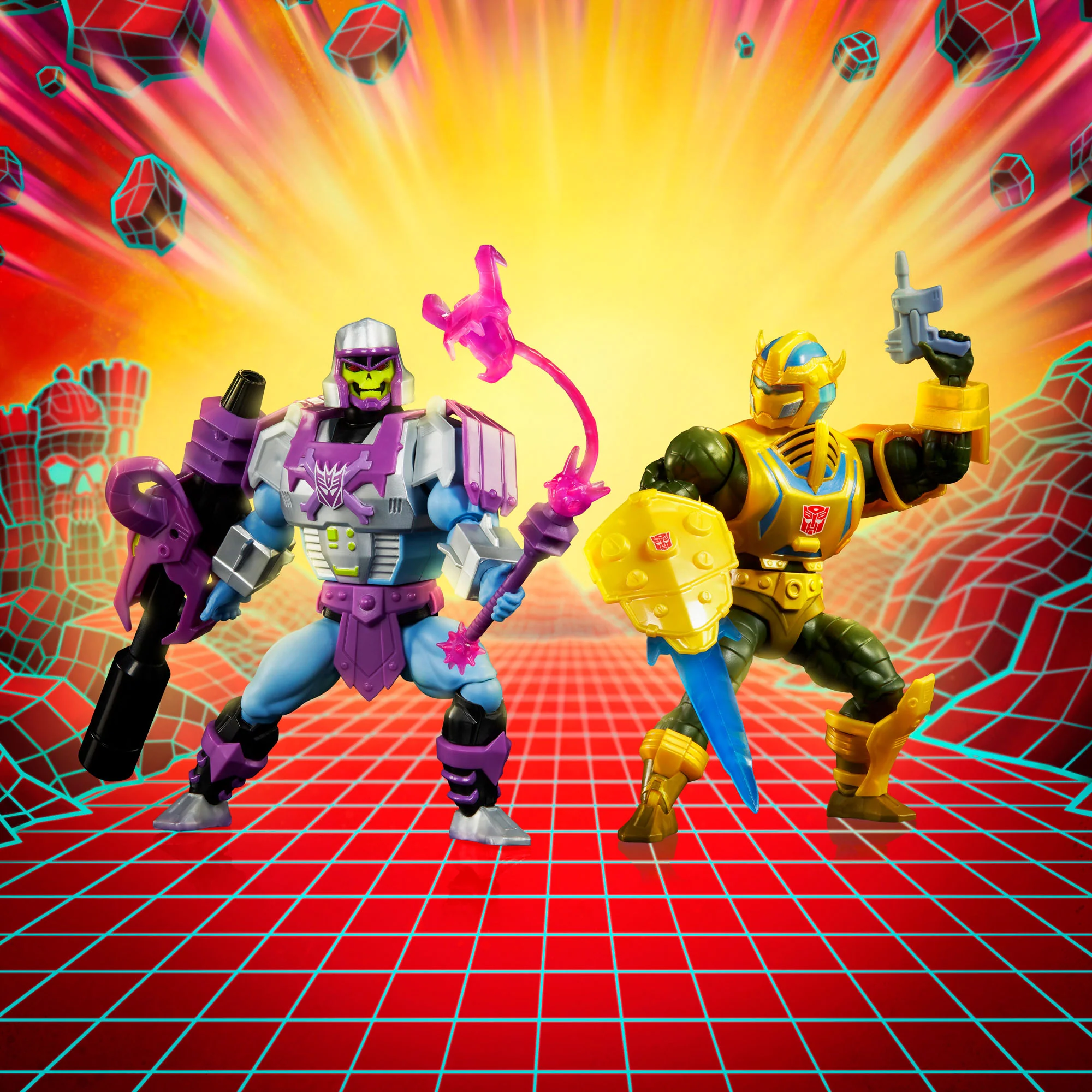 Masters of the Universe x Transformers Bumblebee Armor Man-At-Arms Action Figure