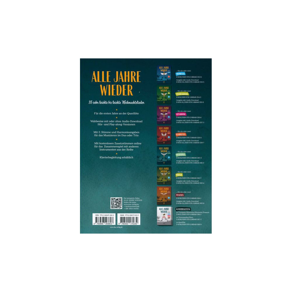 Edition Dux Alle Jahre wieder Flute – Thomann Ireland