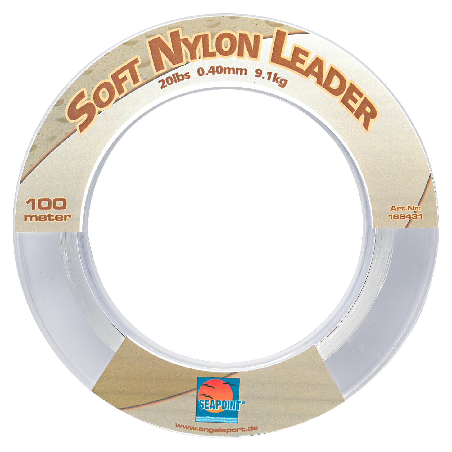 Seapoint Trace Line Soft Nylon Leader (clear, 100 m)