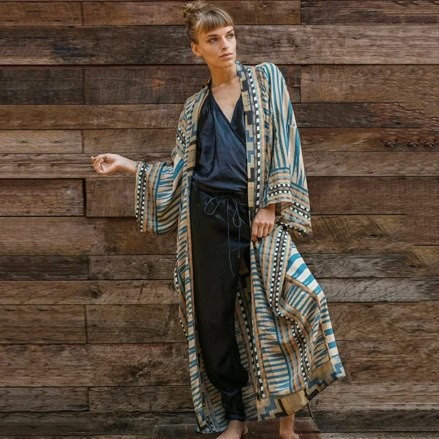 Rayon Bikini Cover Up Kimono