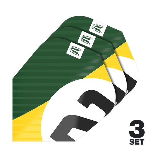Target Pro Ultra Chicane Green Ten-X Flights - 3 Sets