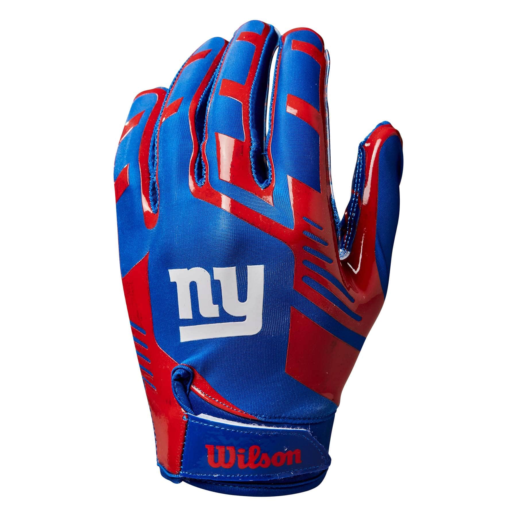 New York Giants Wilson Stretch-Fit NFL Receivers Gloves