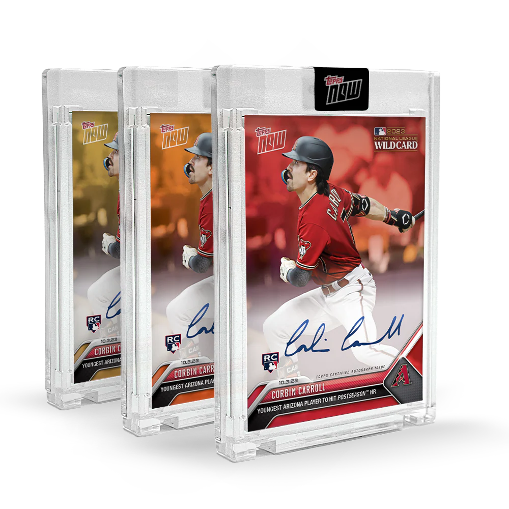 On-Card Autograph # to 99 or Lower - Corbin Carroll - 2023 MLB TOPPS NOW® Card 961