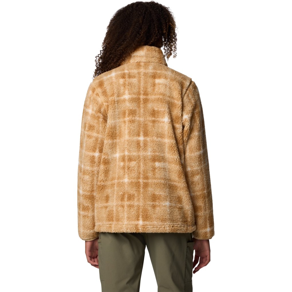 Columbia West Bend Print Full Zip II Jacket Women - Camel Brown Omblur
