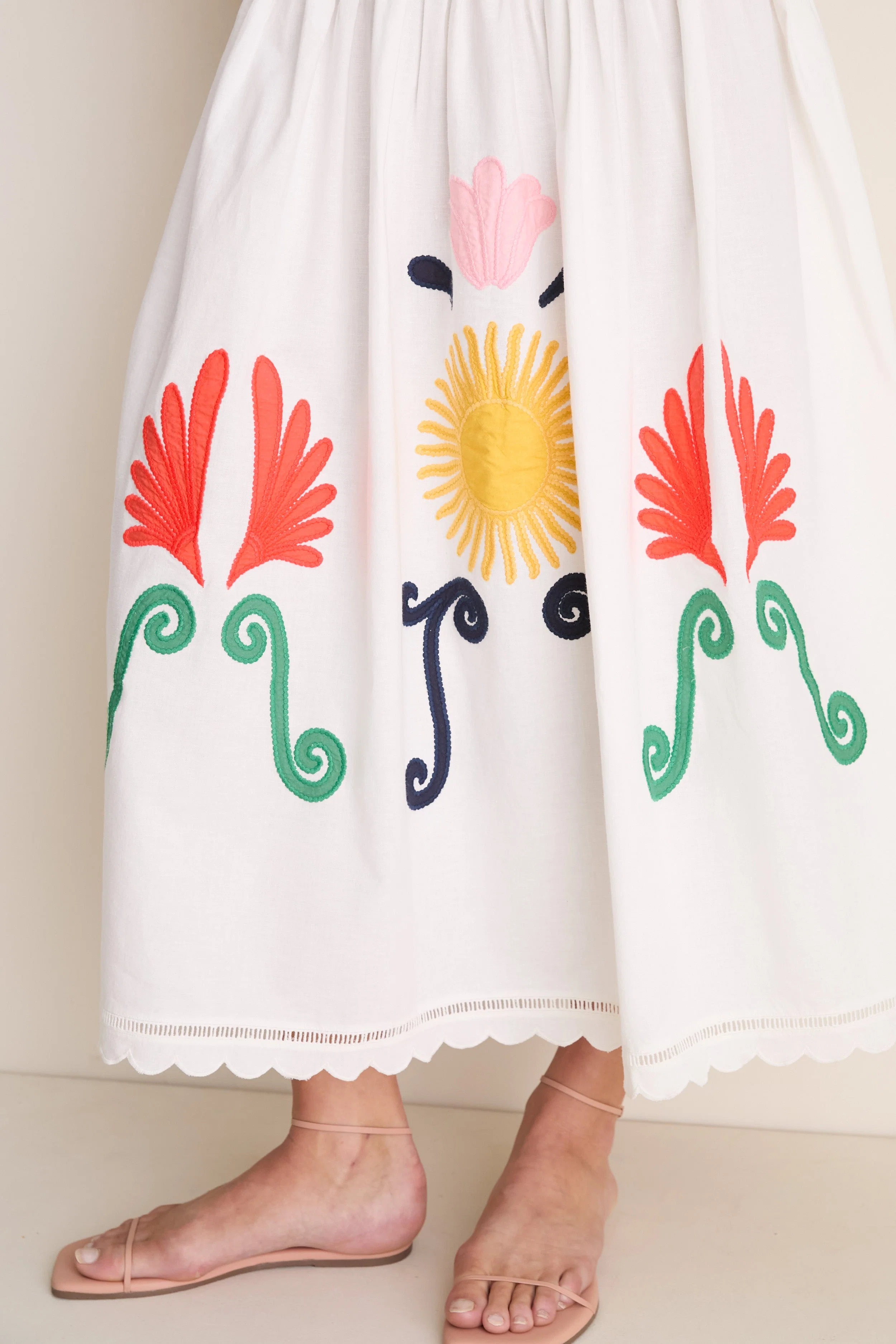 Off White Malla Maxi Dress