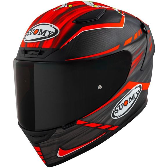 Suomy TX-PRO CARBON Full-Face Helmet - JOHNSON REPLICA - Red / BlackRef: SU0423