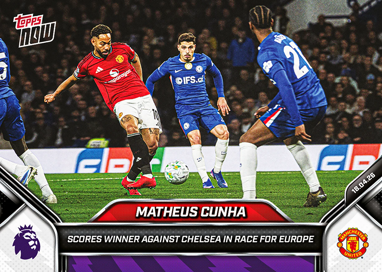 Matheus Cunha - 2025-26 Premier League Topps NOW® - Card 174 - PR: 760