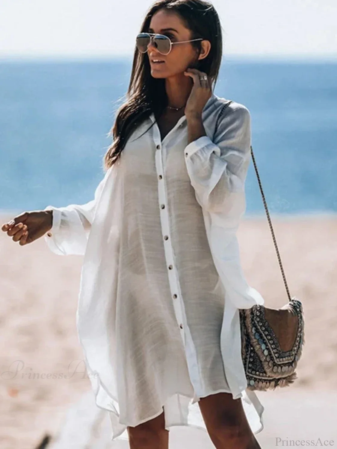 See Through Bikini Beach Cover Up