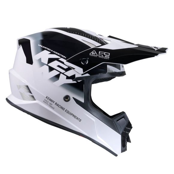 Casque cross Kenny TRACK GRAPHIC 2025 - NoirRef : KE2749