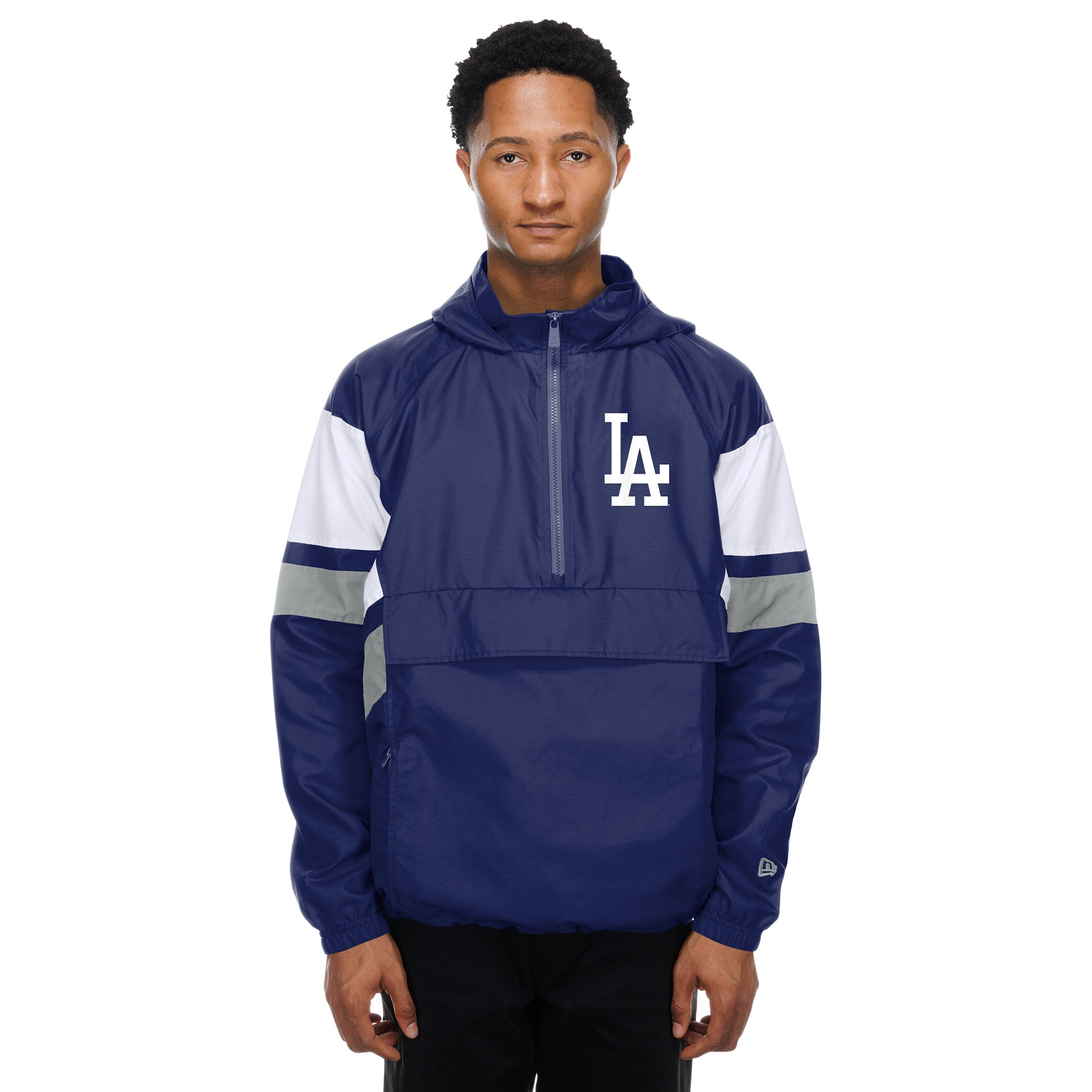 Los Angeles Dodgers MLB Quarter Zip Windbreaker Jacket Blue