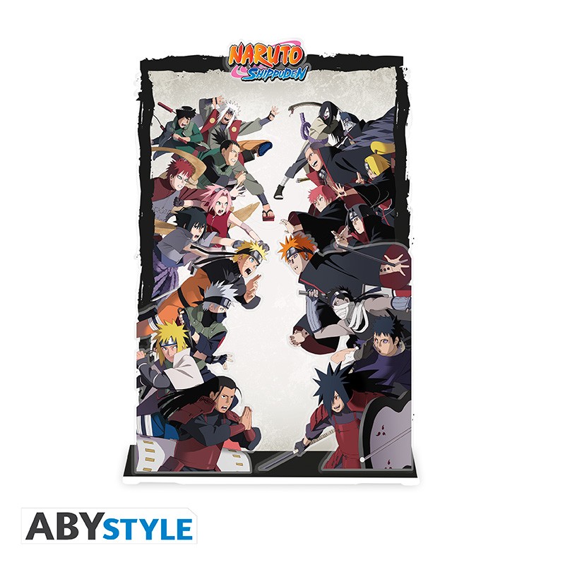 NARUTO SHIPPUDEN Acryl® Diorama Group fight