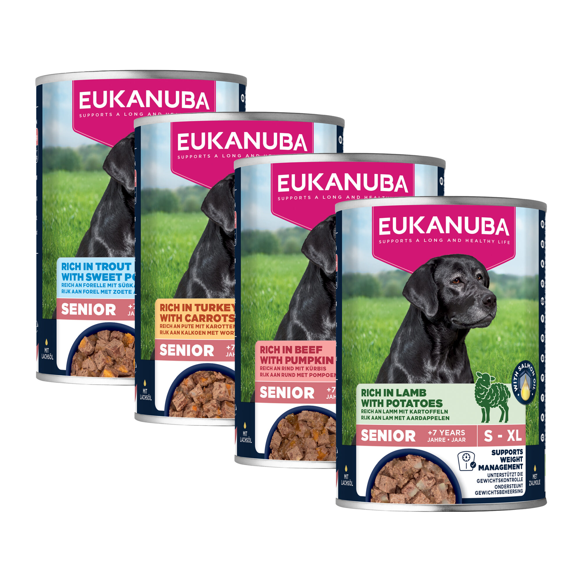 Eukanuba Dog Senior - Wet Food - Turkey & carrot - 6 x 400g