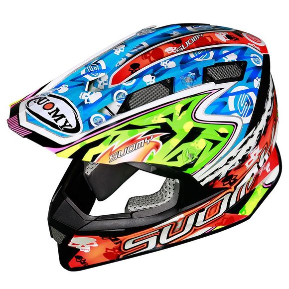 Suomy WARRIOR 2017 cross helmet - Blue / GreenRef: SU0179