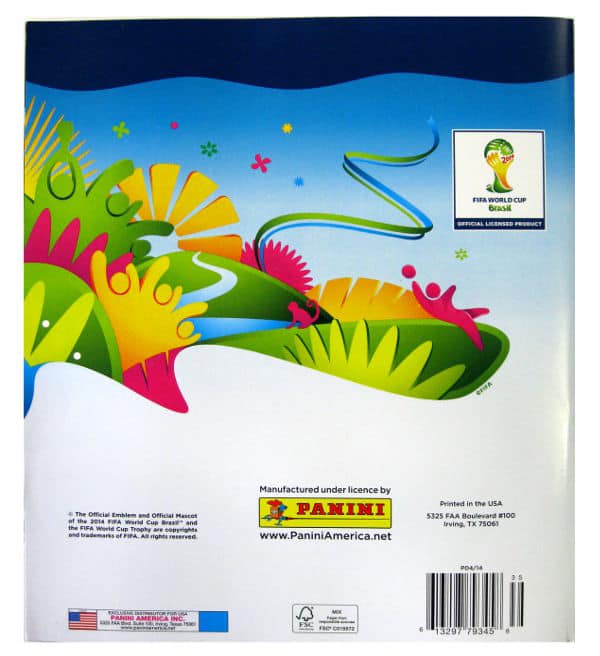 Panini World Cup Brasil 2014 Stickeralbum USA