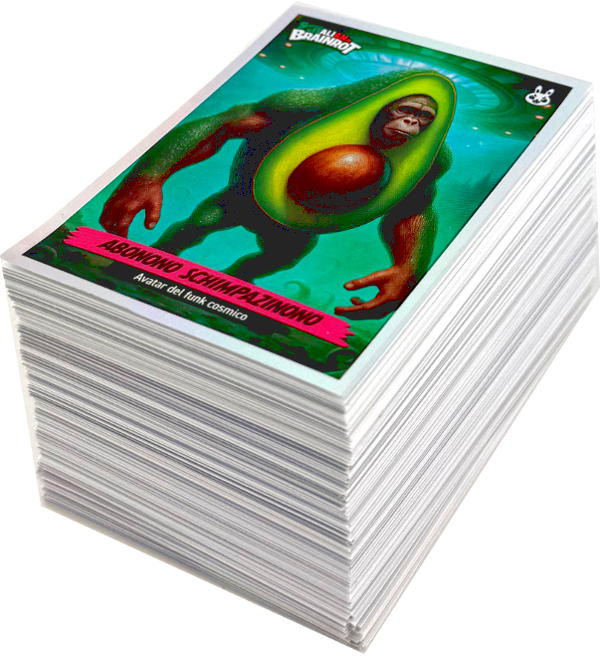 Panini Skifidol Italian Brainrot Sticker - Complete Set - 300 Stickers + Empty Album